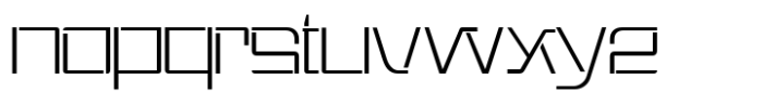 Actuatech Extra Light Font LOWERCASE