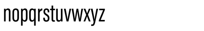 Acumin ExtraCondensed Regular Font LOWERCASE
