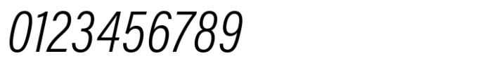 Acumin Pro Condensed Light Italic Font OTHER CHARS