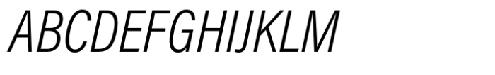 Acumin Pro Condensed Light Italic Font