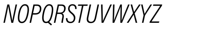 Acumin Pro Condensed Light Italic Font UPPERCASE