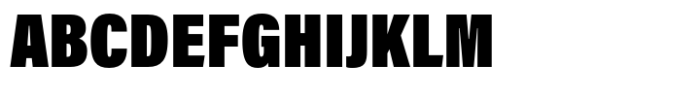 Acumin Pro Condensed Ultra Black Font UPPERCASE