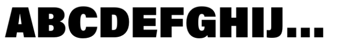 Acumin Pro SemiCondensed Ultra Black Font UPPERCASE