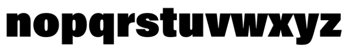 Acumin Pro SemiCondensed Ultra Black Font LOWERCASE