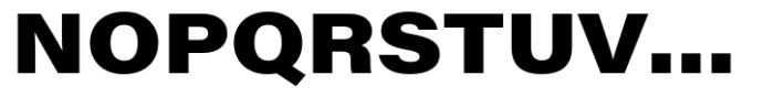 Acumin Pro Wide Black Font UPPERCASE
