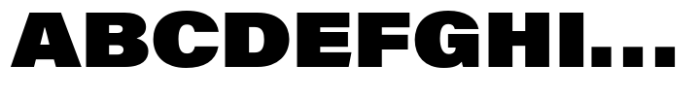 Acumin Pro Wide Ultra Black Font UPPERCASE