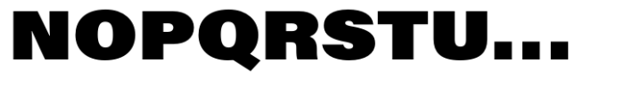 Acumin Pro Wide Ultra Black Font UPPERCASE