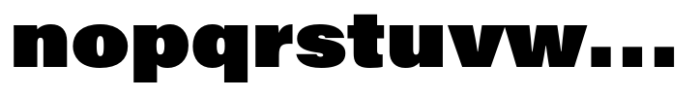 Acumin Pro Wide Ultra Black Font LOWERCASE
