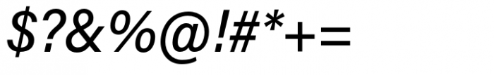 Acumin SemiCondensed Medium Italic Font OTHER CHARS