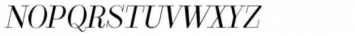 Acustica Caps Italic Font UPPERCASE