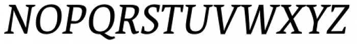 Acuta Light Italic Font UPPERCASE