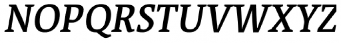 Acuta Medium Italic Font UPPERCASE