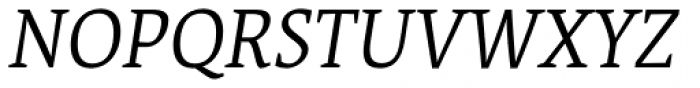 Acuta Thin Italic Font UPPERCASE