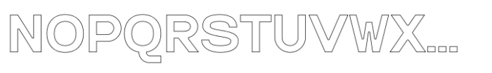 Acworth Outline Font UPPERCASE