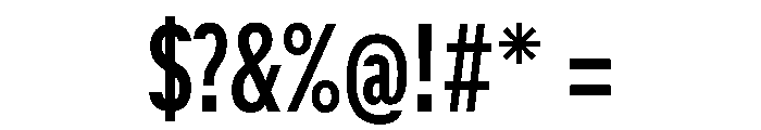 ACE Compressed Instance Font OTHER CHARS