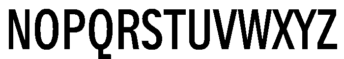ACE Compressed Instance Font UPPERCASE