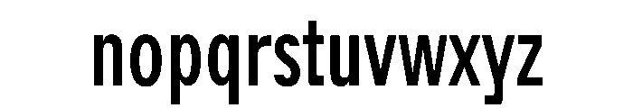 ACE Compressed Instance Font LOWERCASE