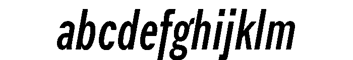 ACE CompressedItalic Instance FONT