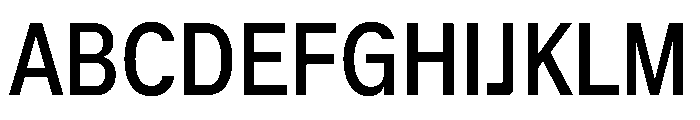 ACE Condensed Instance Font UPPERCASE
