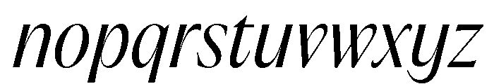Acma Book Italic Font LOWERCASE