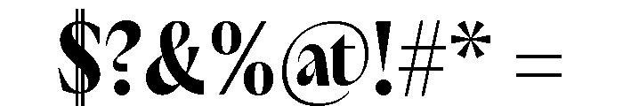 Acma Extrabold Font OTHER CHARS