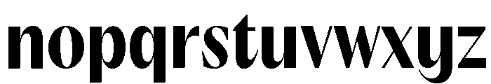 Acma Extrabold Font LOWERCASE