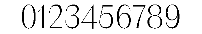 Acma Extralight Font OTHER CHARS
