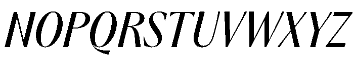 Acma Italic 2 Font UPPERCASE