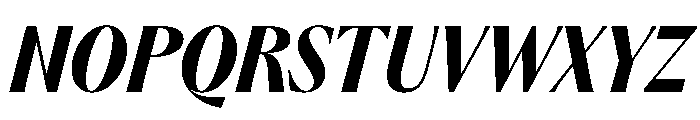 Acma Italic 3 Font UPPERCASE