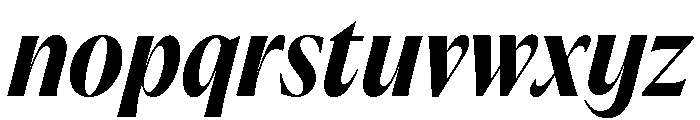 Acma Italic 3 Font LOWERCASE