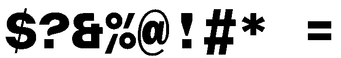 AcrylicBETA10 Black Instance 2fcdd98b Font OTHER CHARS