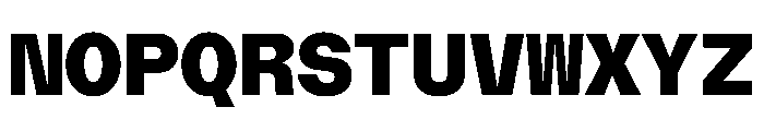 AcrylicBETA10 Black Instance 2fcdd98b Font UPPERCASE