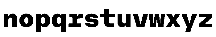 AcrylicBETA10 Black Instance 2fcdd98b Font LOWERCASE