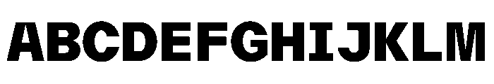 AcrylicBETA10 Black Instance 98fd9ee3 Font UPPERCASE