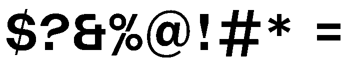 AcrylicBETA10 Bold Instance 6374b59d Font OTHER CHARS