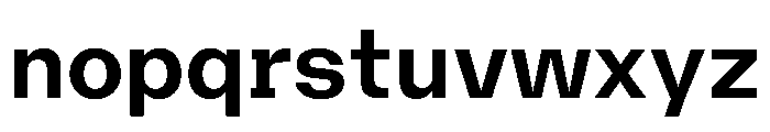 AcrylicBETA10 Bold Instance 6374b59d Font LOWERCASE