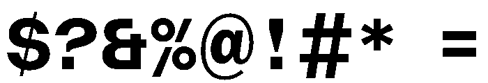 AcrylicBETA10 Heavy Instance 1c2410f6 Font OTHER CHARS