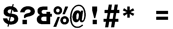 AcrylicBETA10 Heavy Instance 8063837b Font OTHER CHARS