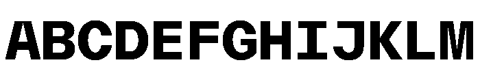 AcrylicBETA10 Heavy Instance 8063837b Font UPPERCASE
