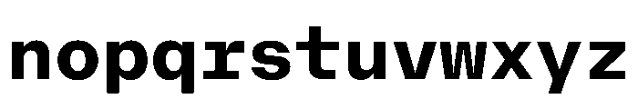 AcrylicBETA10 Heavy Instance 8063837b Font LOWERCASE
