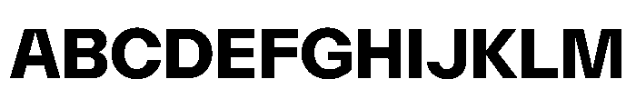 AcrylicBETA10 Heavy Instance Font UPPERCASE