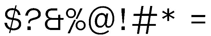 AcrylicBETA10 Light Instance 63504dc6 Font OTHER CHARS