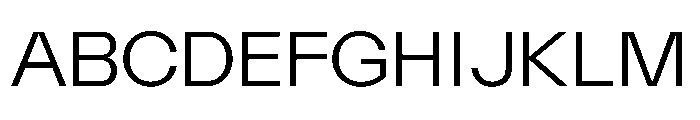 AcrylicBETA10 Light Instance Font UPPERCASE