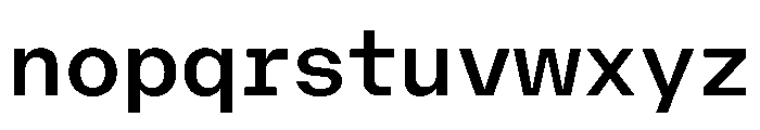 AcrylicBETA10 Medium Instance 6b3652d8 Font LOWERCASE