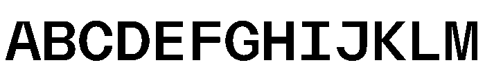 AcrylicBETA10 Medium Instance 8c55269f Font UPPERCASE
