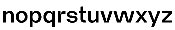AcrylicBETA10 Medium Instance Font LOWERCASE