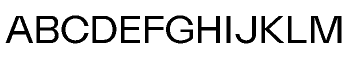 AcrylicBETA10 Regular Instance Font UPPERCASE