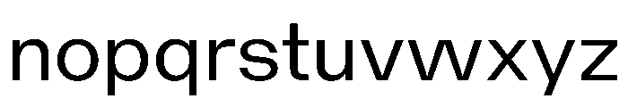 AcrylicBETA10 Regular Instance Font LOWERCASE