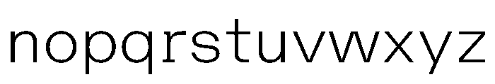AcrylicBETA10 Thin Instance 22c0ec26 Font LOWERCASE