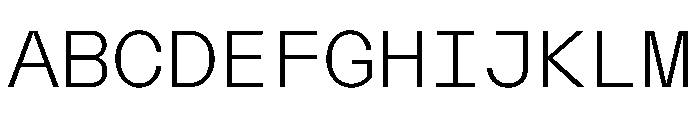 AcrylicBETA10 Thin Instance Aafa150b Font UPPERCASE
